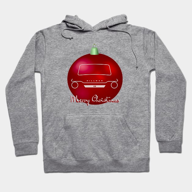 Hillman Super Imp British classic car Christmas ball special edition Hoodie by soitwouldseem